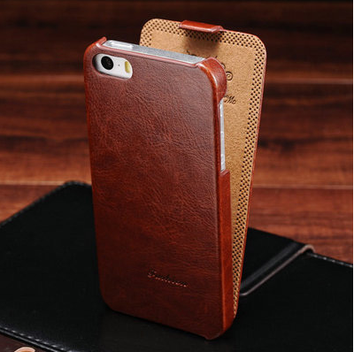 Luxury Flip PU Leather Case for iPhone 5 5s SE Retro Back Cover with Fashion Logo Phone Bag Cases For iPhone5 5SE New 2016